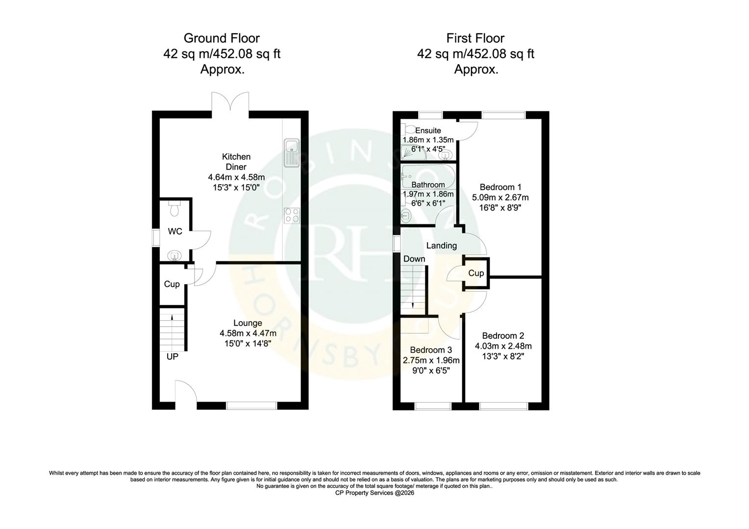 8B, Lime Tree Crescent, Doncaster floorplan