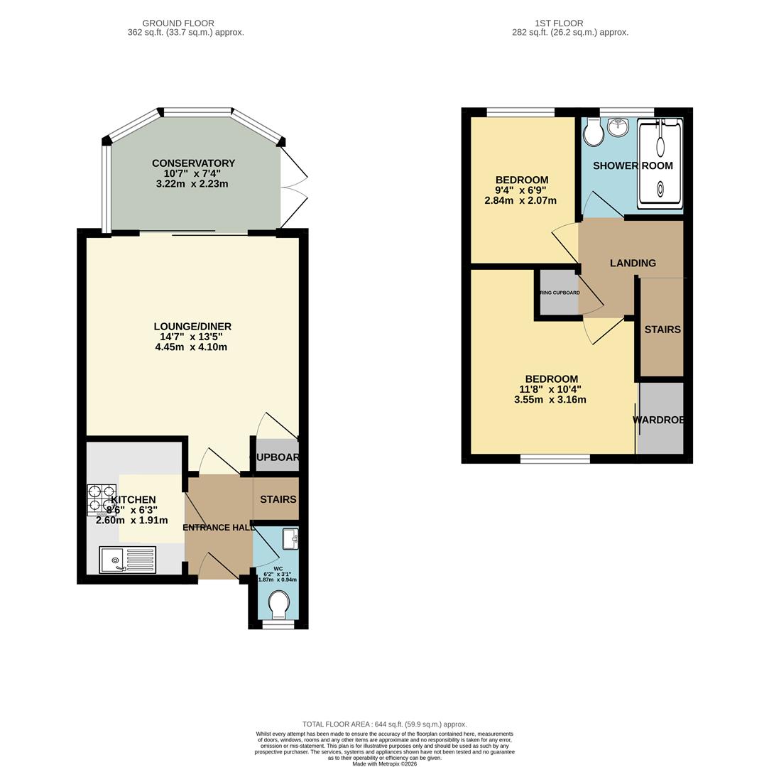 10, Heol Ysgubor, Caerphilly floorplan
