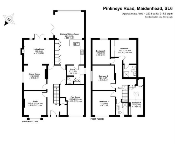 17, Pinkneys Road, Maidenhead floorplan
