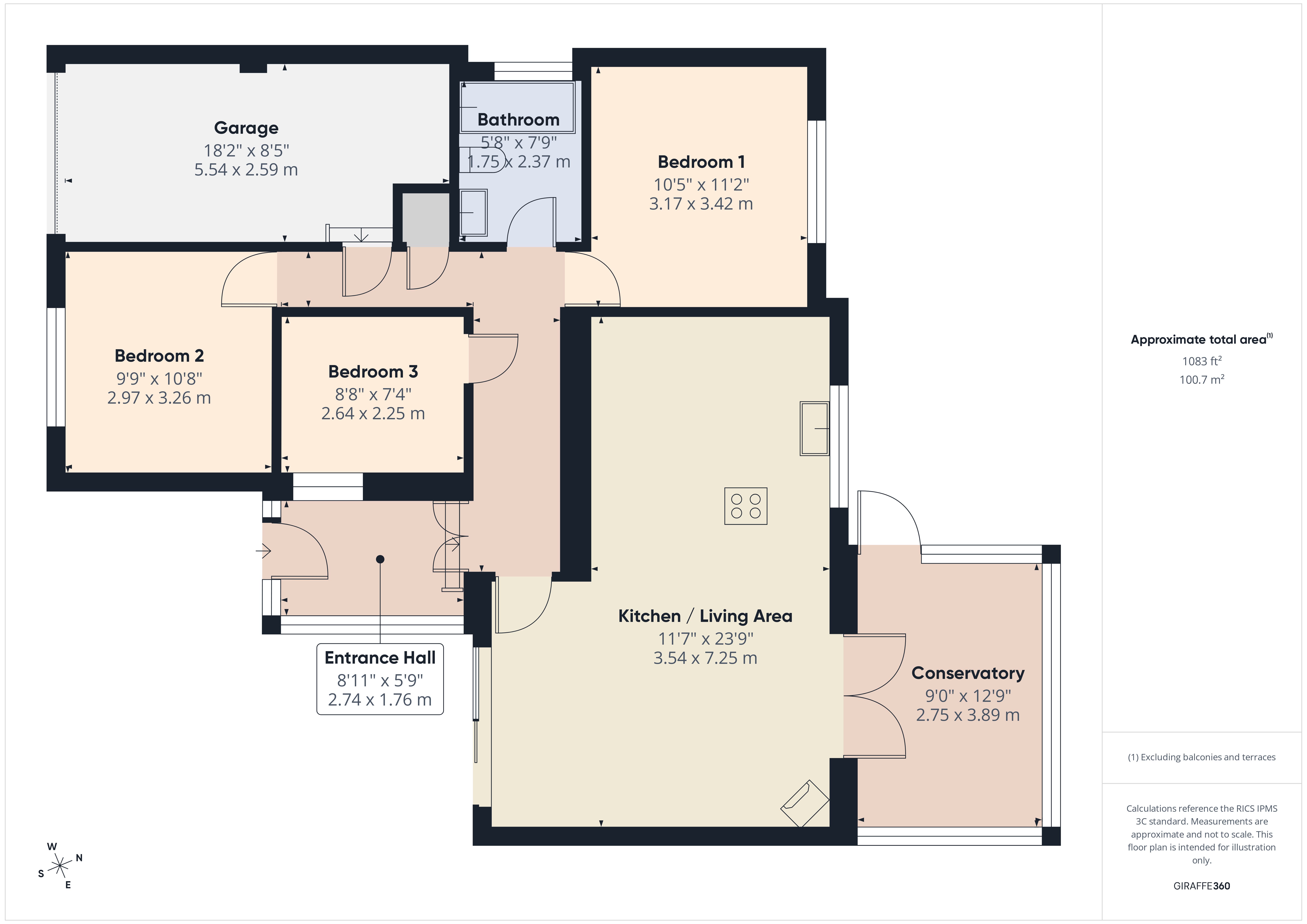6, Quarry Close, Cornwall floorplan