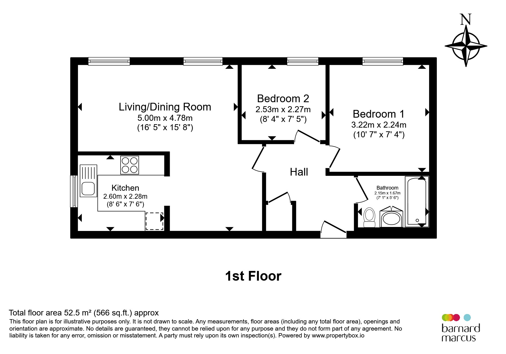 16, Pacific Close, FELTHAM floorplan