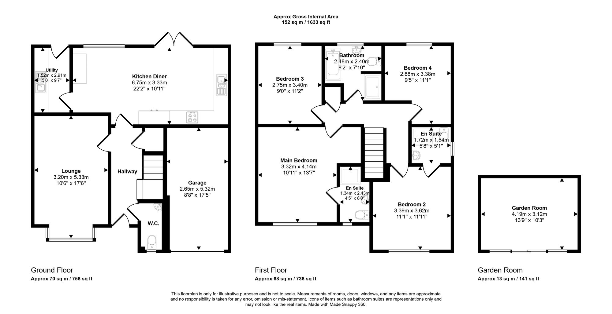 14 Rosebay Gardens, Wigan floorplan