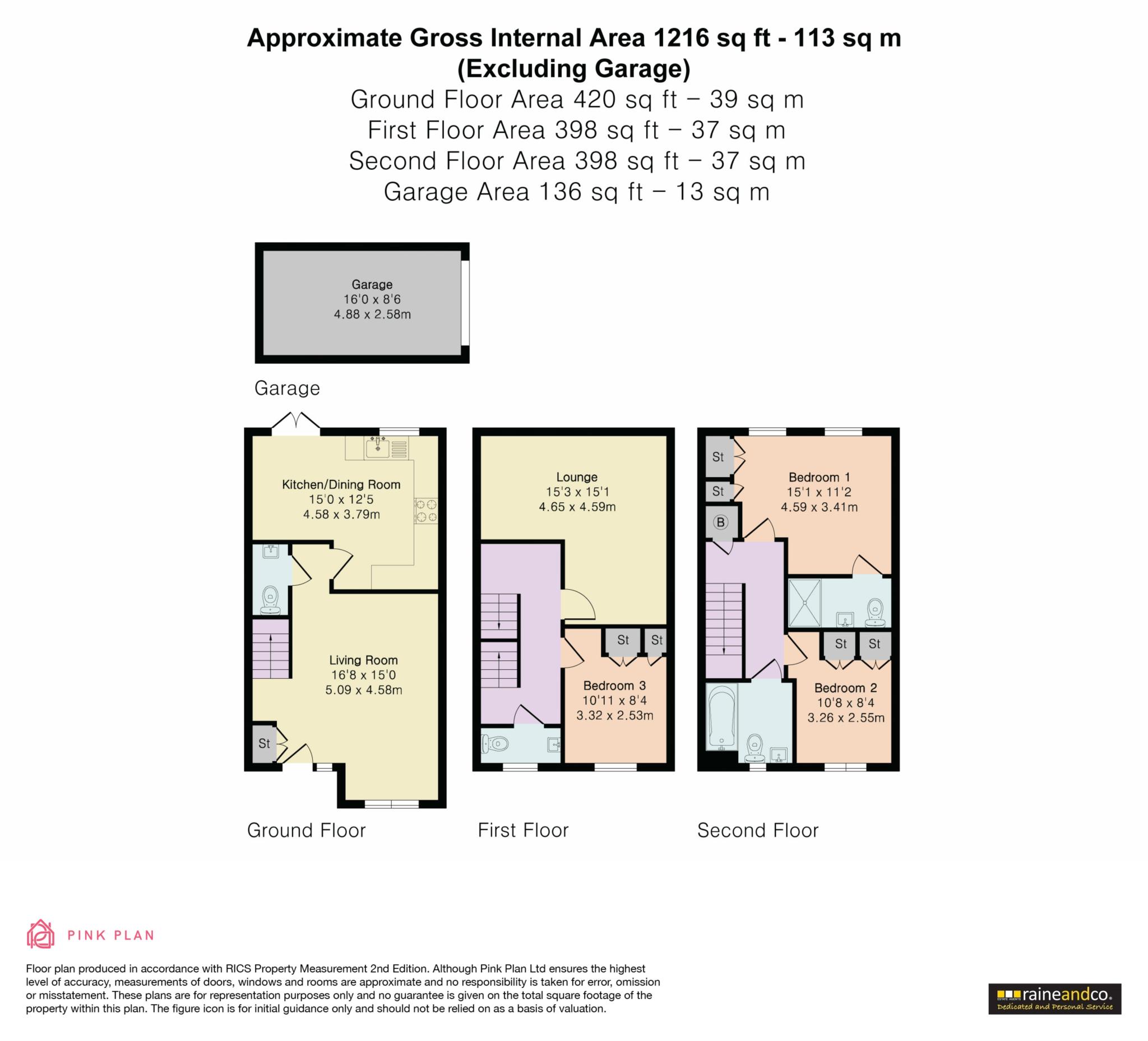 5, Poppy Walk, Hatfield floorplan