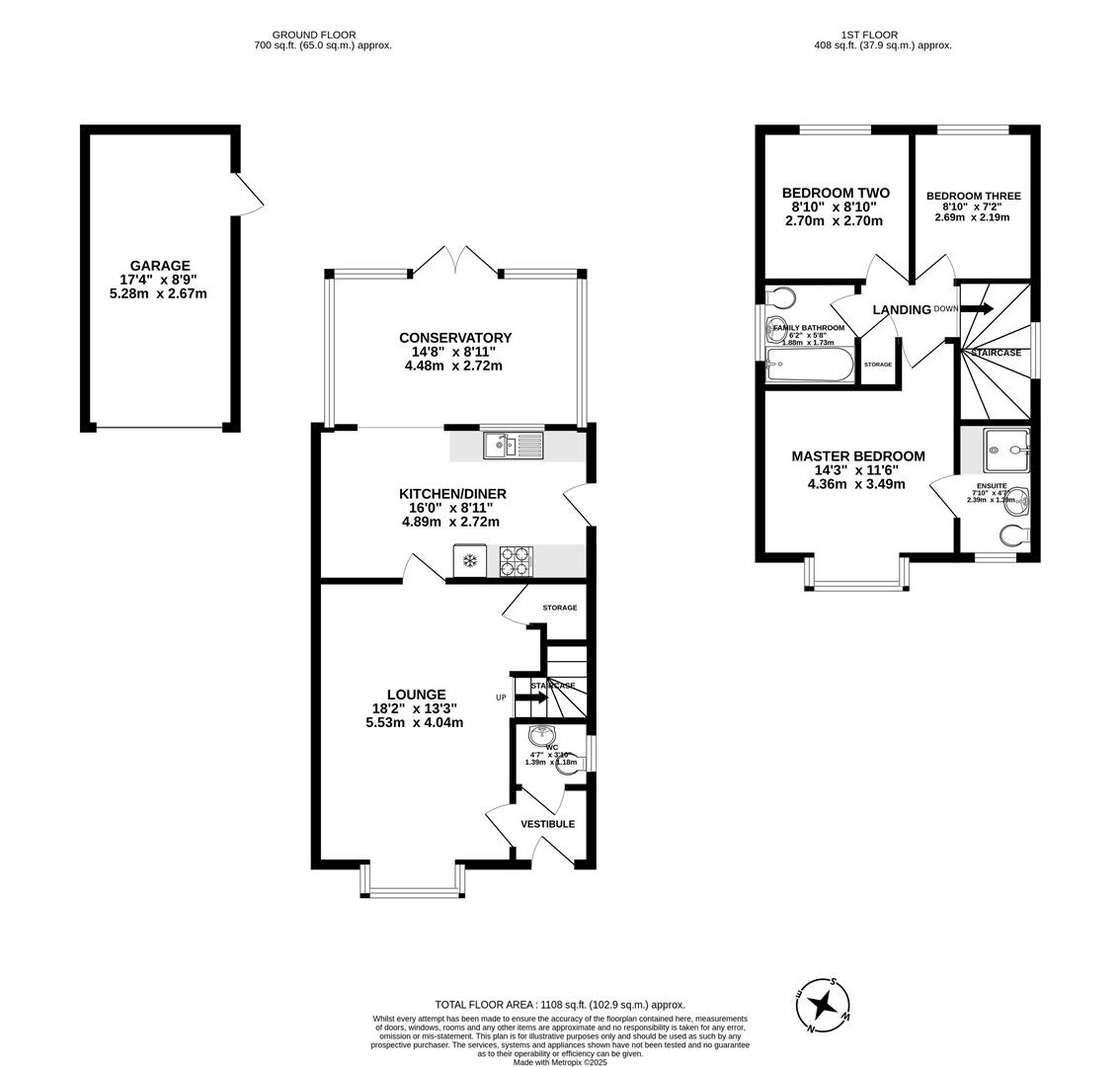14, Bracken Close, Chorley floorplan