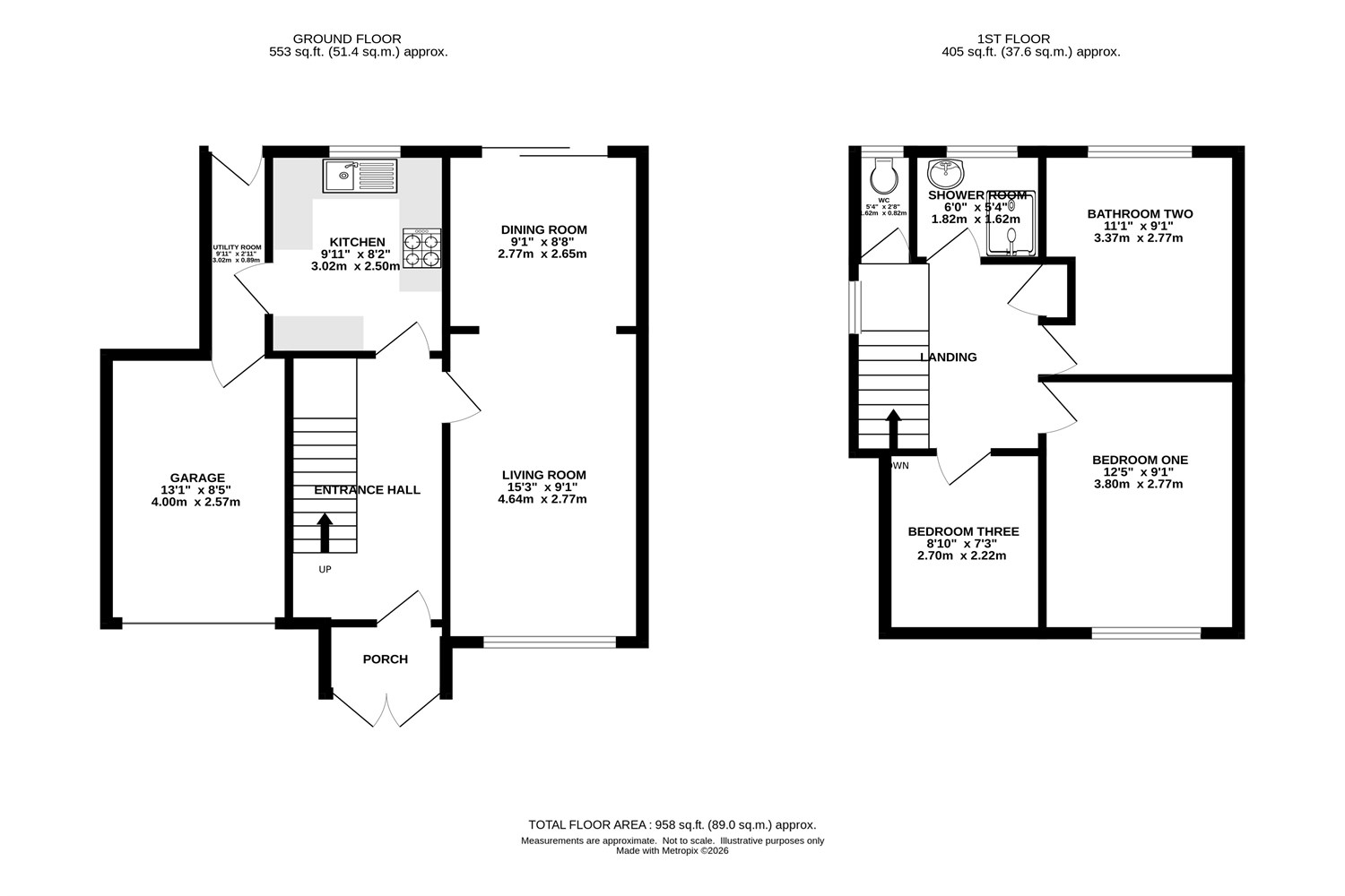 Chinley Close, Stockport floorplan