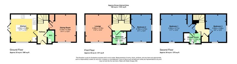 2, Digby Avenue Fernwood, Newark floorplan
