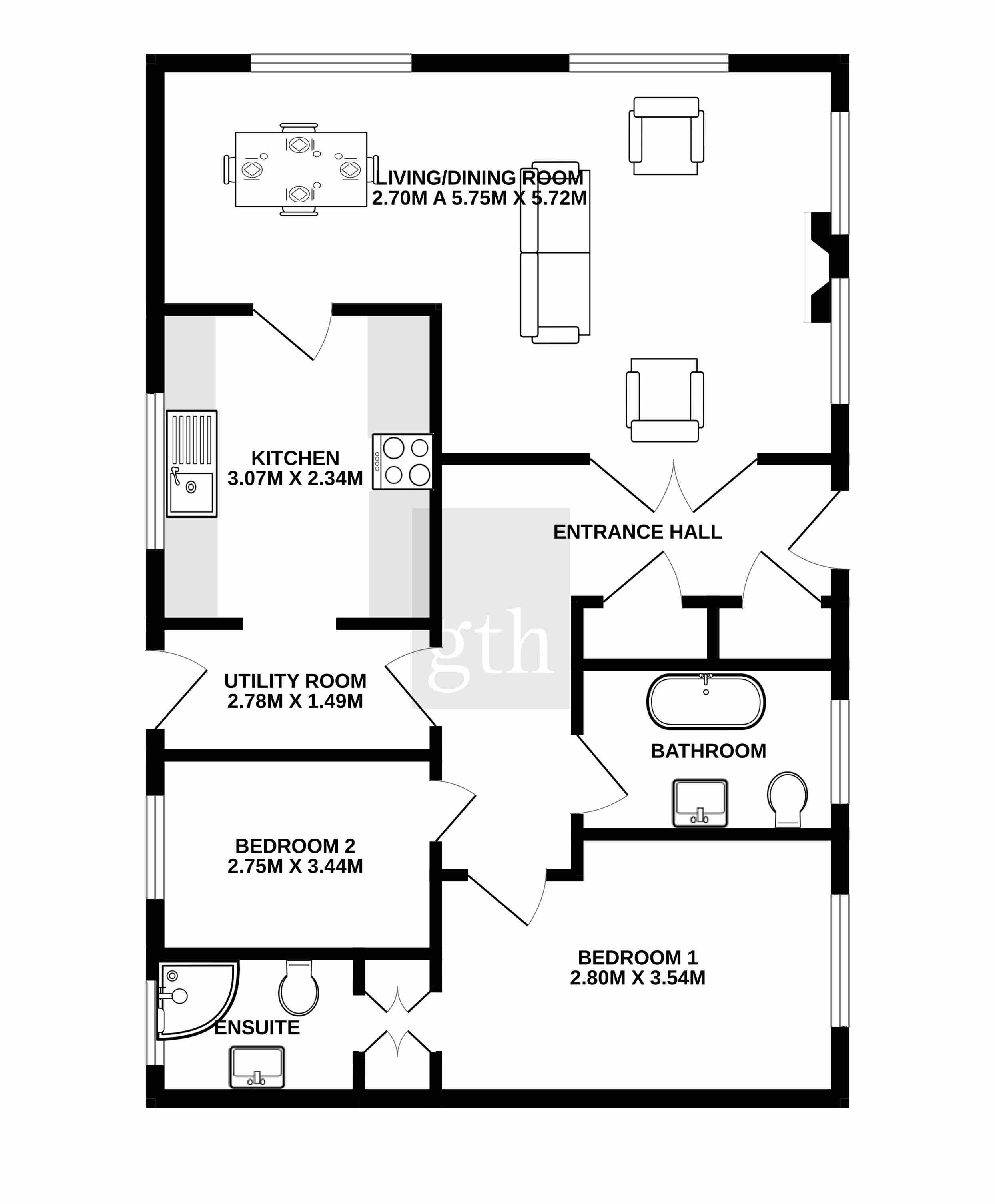 7 The Tides,, Doniford, Somerset floorplan