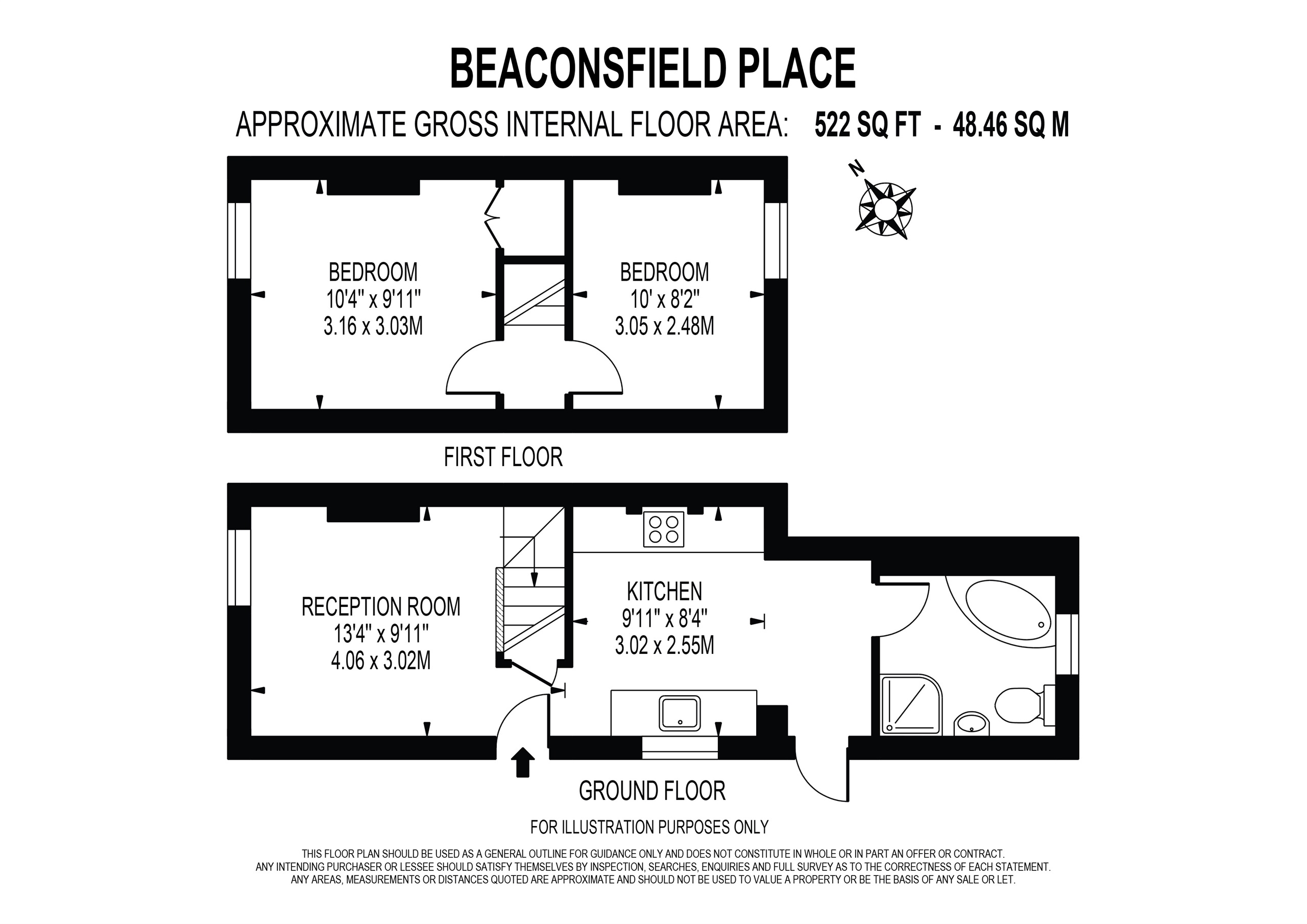 23a, Beaconsfield Place, Epsom floorplan