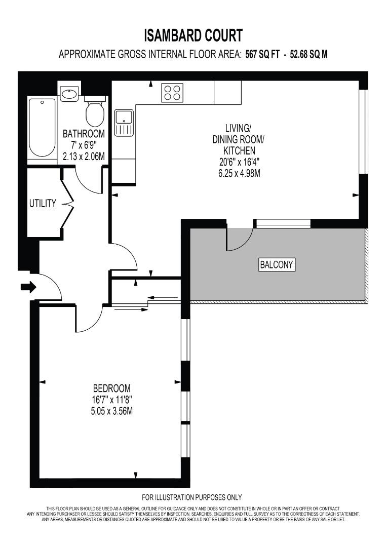 Isambard Court, 35, Paddlers Avenue, Brentford floorplan