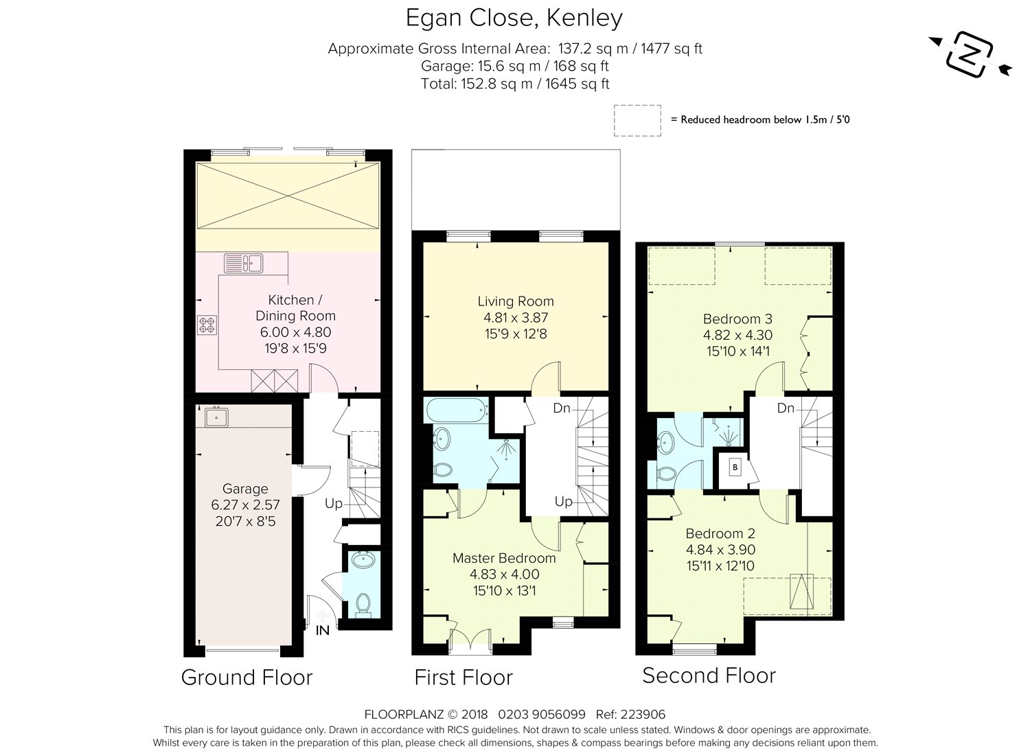 3 Bedrooms End terrace house for sale in Egan Close, Kenley CR8