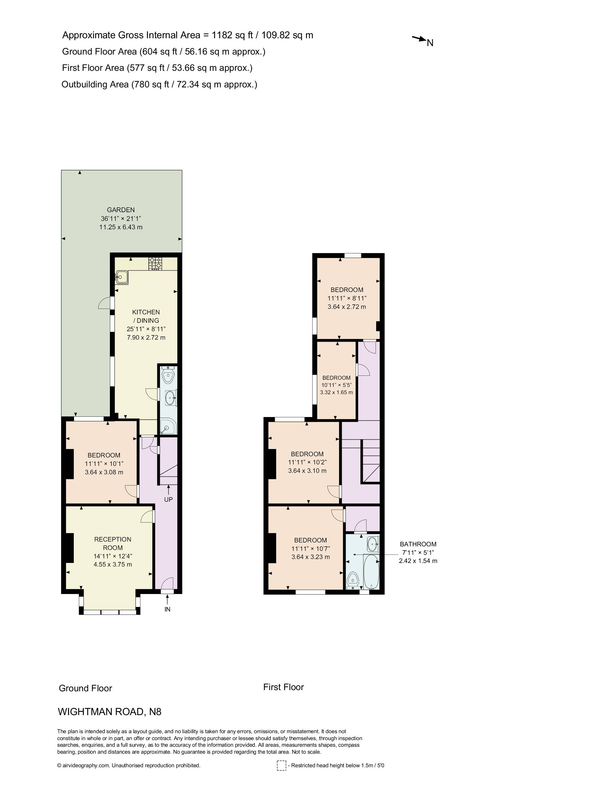 303, Wightman Road, London floorplan