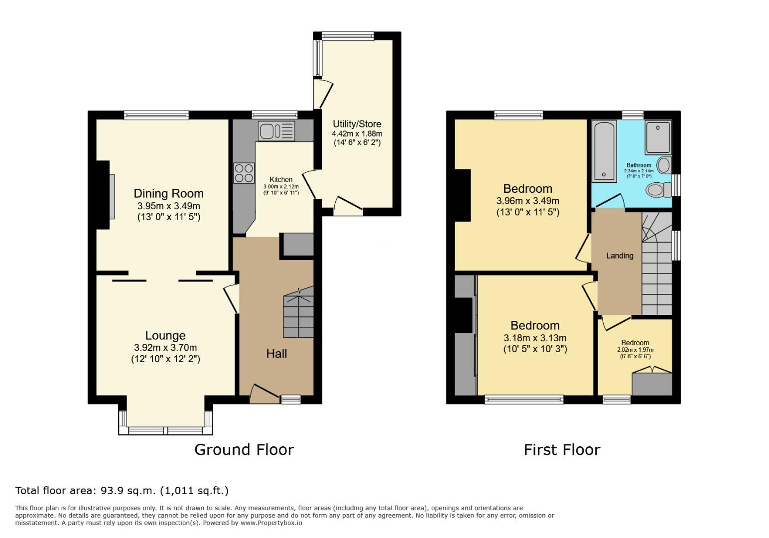 35, Strelley Avenue, Sheffield floorplan