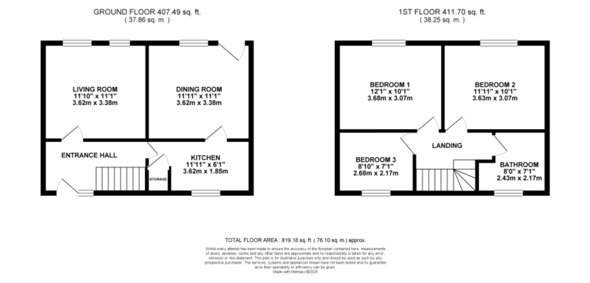5 The Fold, Stone floorplan