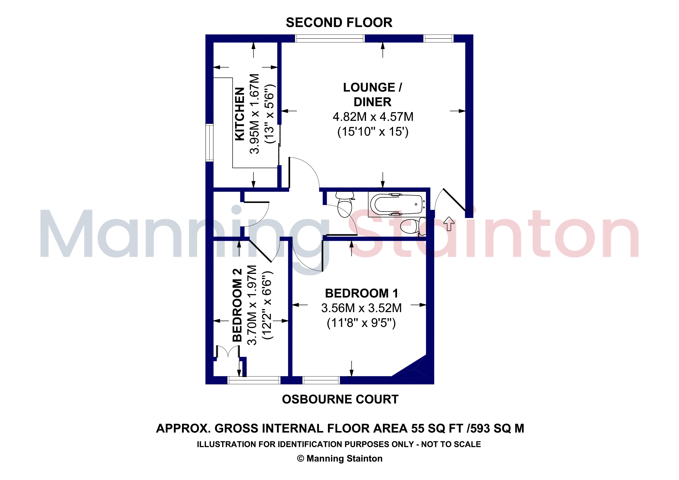 24, Osbourne Court, Bramley floorplan