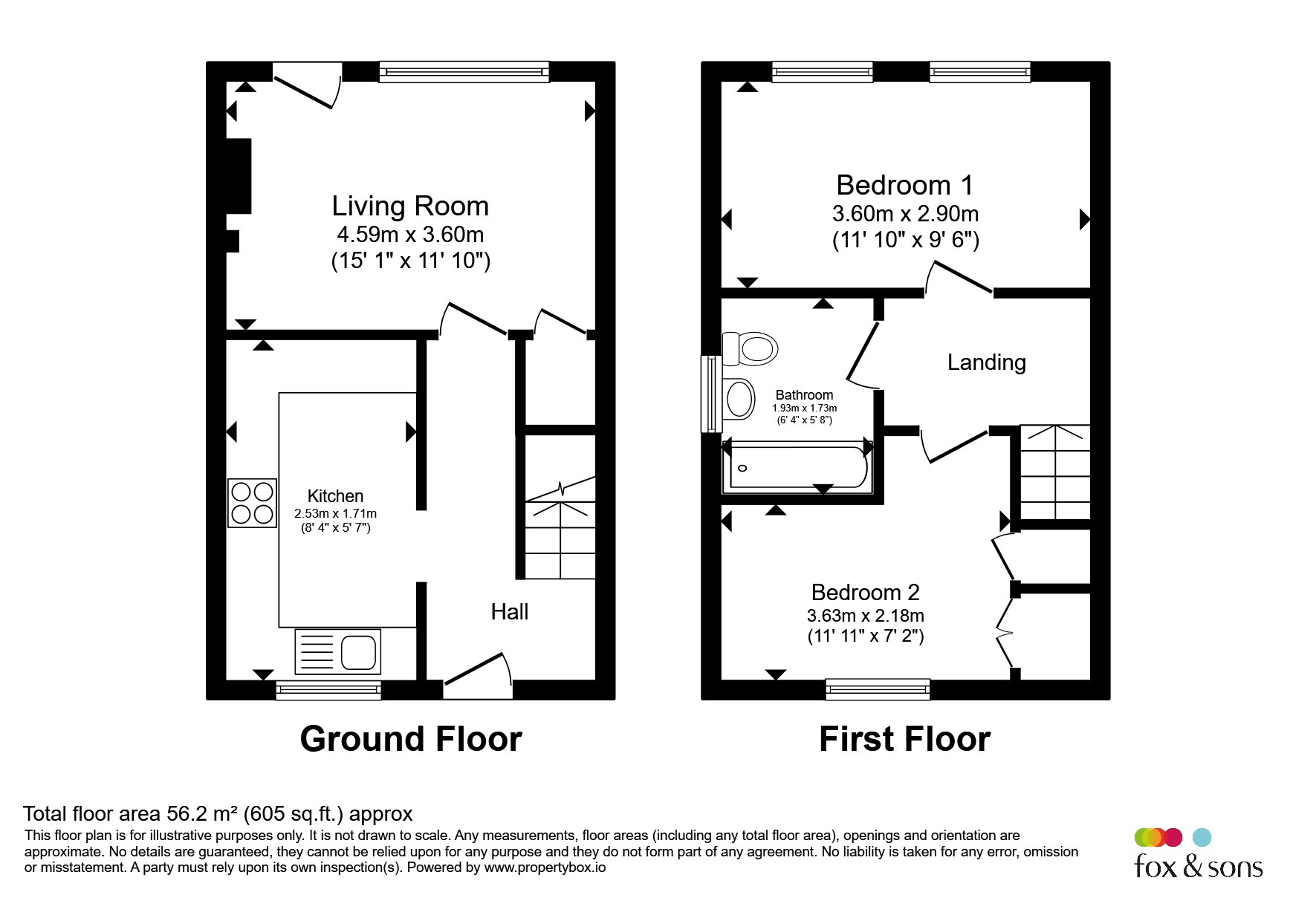 7, Cavalier Close, Yeovil floorplan