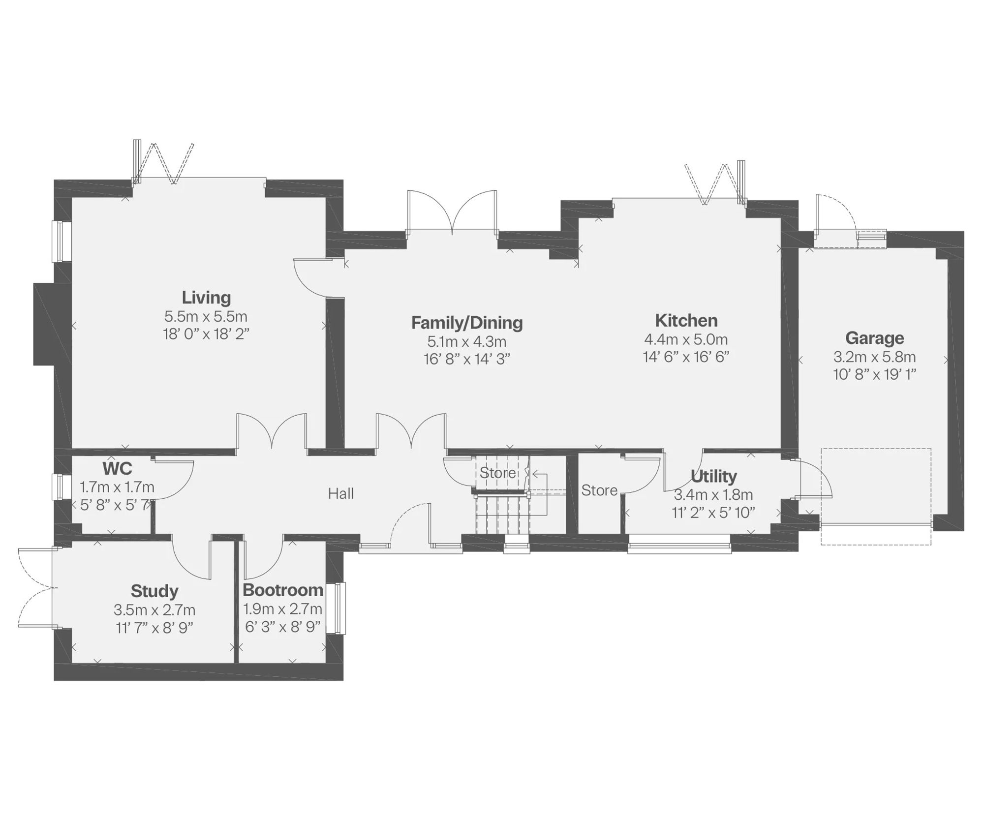 Plot 4, Oakmere, Octara Court, Yoxall floorplan