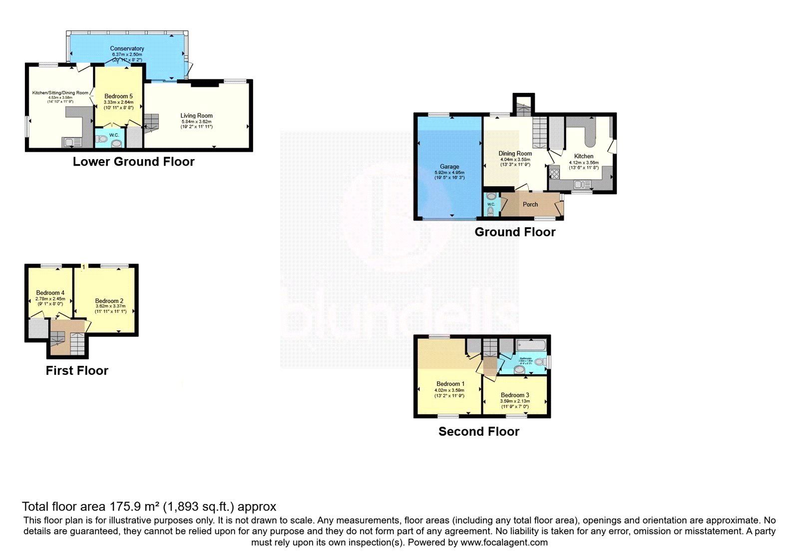 3, Haworth Crescent, Rotherham floorplan