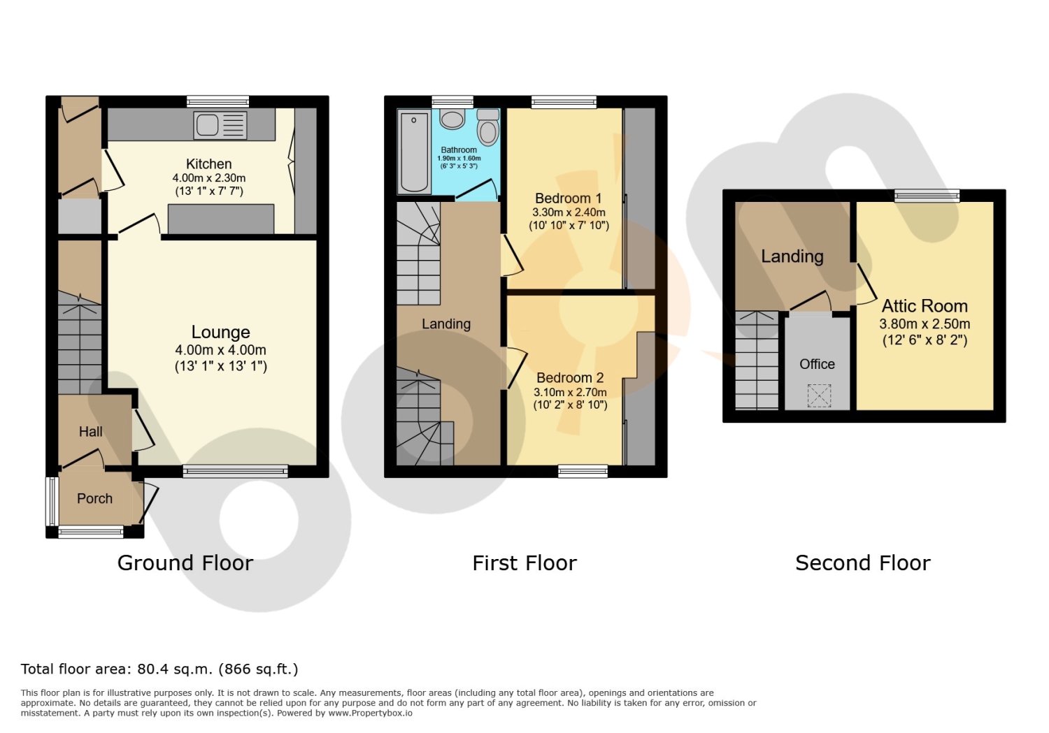 5, School Road, Paisley floorplan