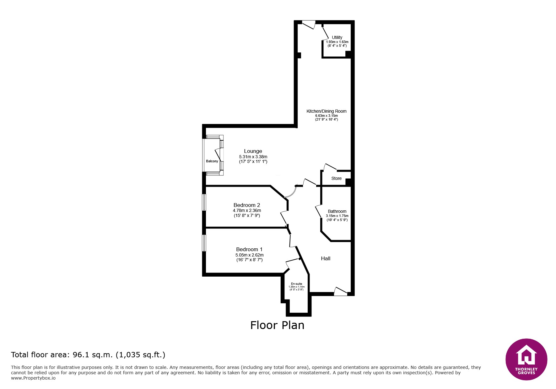 5 Corbridge House,, The Square, Chester floorplan