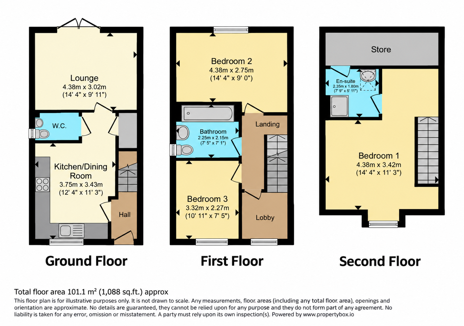 23, Hall Green Drive, Coventry floorplan