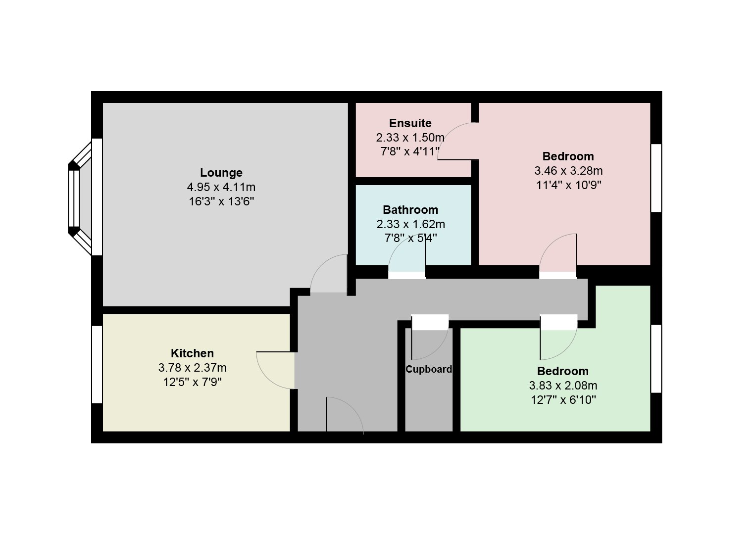 Mill Street, Kirkcaldy KY1, 2 bedroom flat to rent 46939575