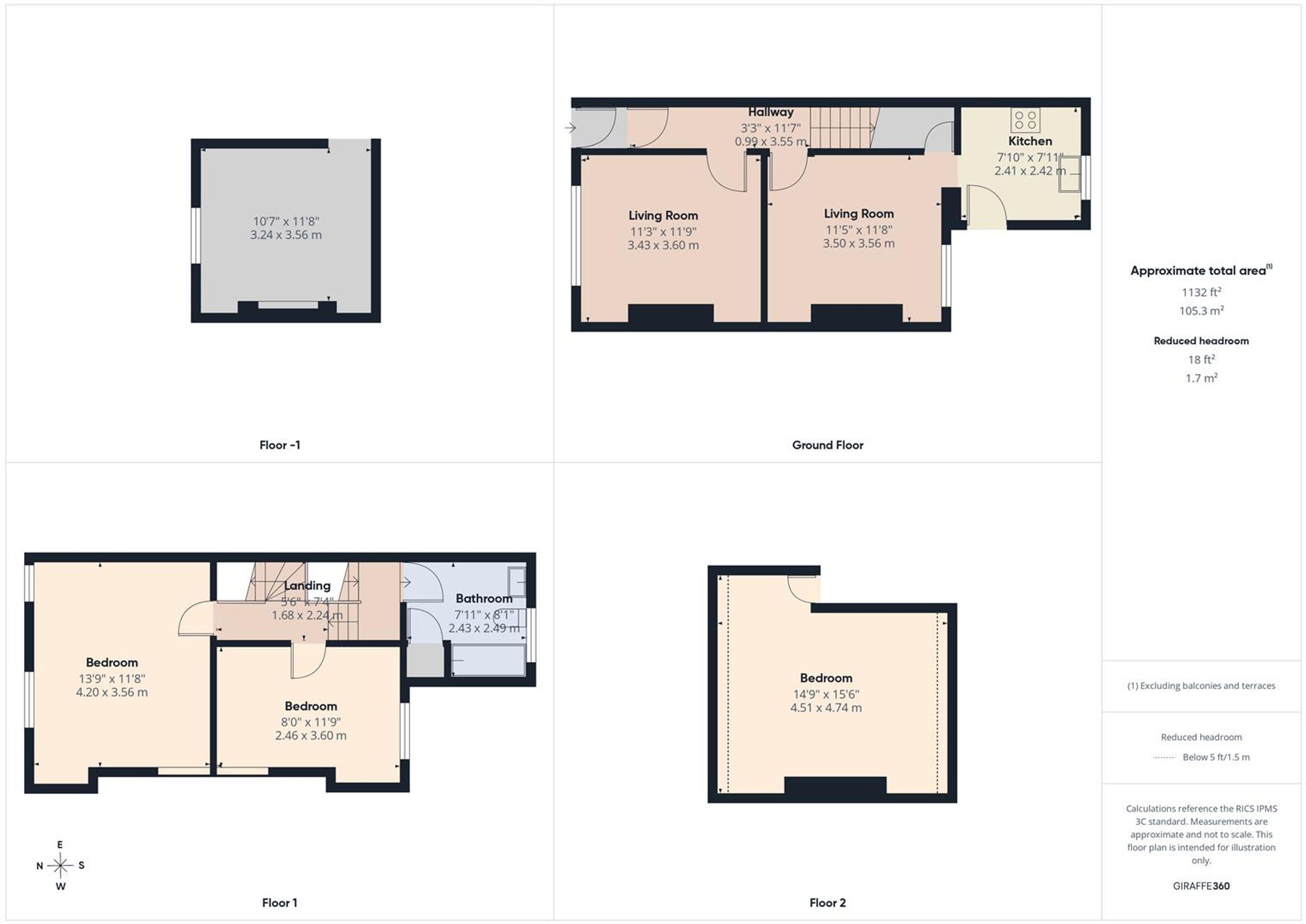 17 Westover Street, Morecambe floorplan