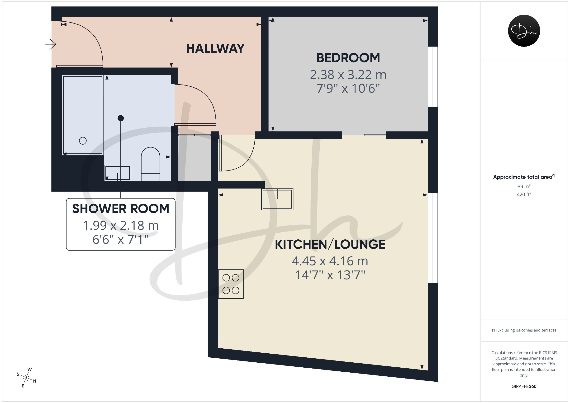 15 Dower Court, Paignton floorplan