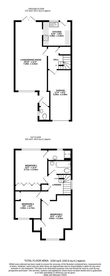 The Avenue, Uxbridge floorplan