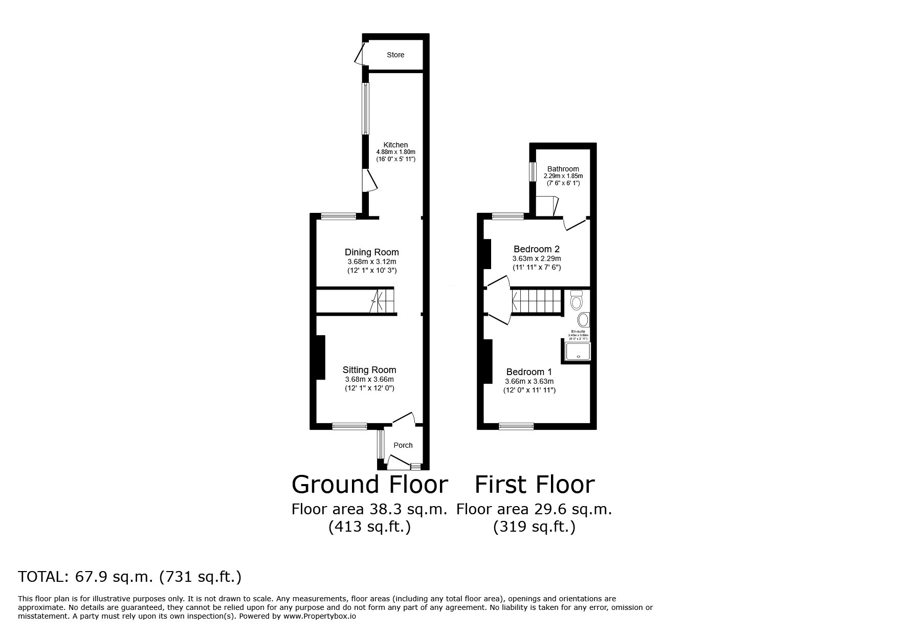 39, Hartington Street, Chester floorplan