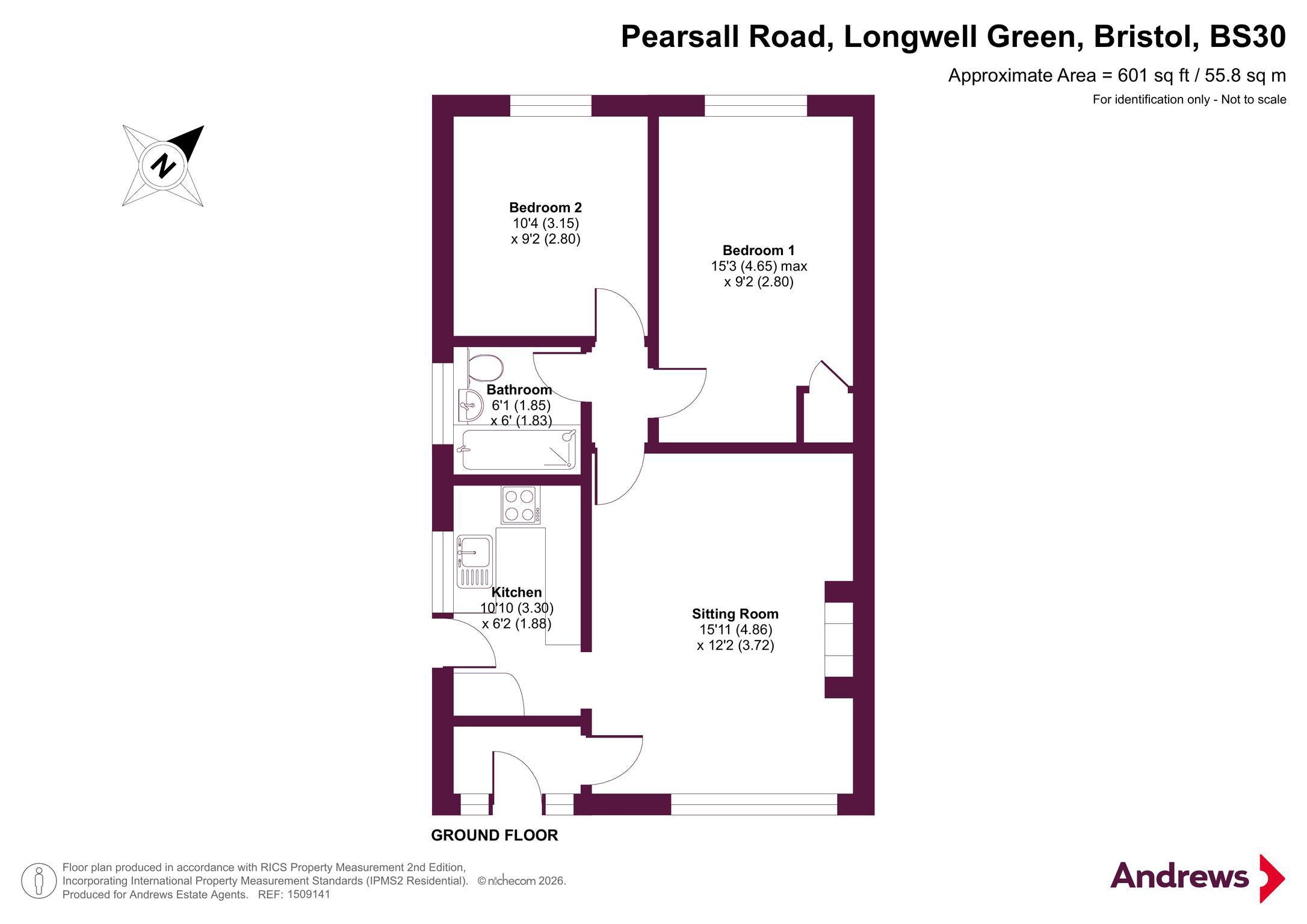 96, Pearsall Road, Bristol floorplan