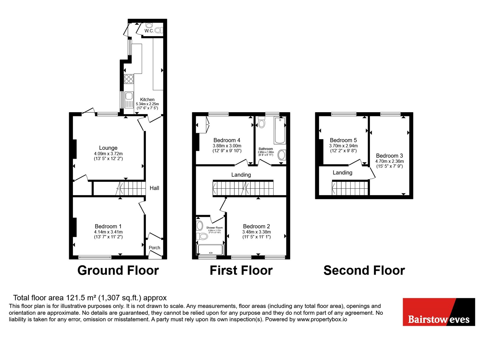 1, Monks Road, West Midlands floorplan