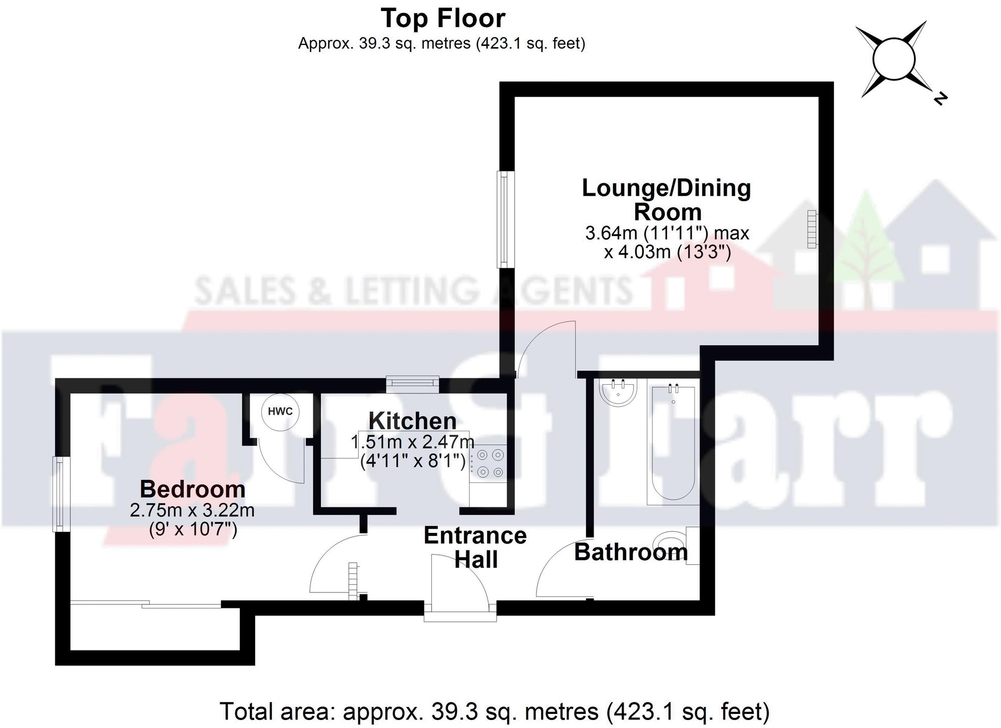 Flat 17, Hucclecote Lodge, Gloucester floorplan