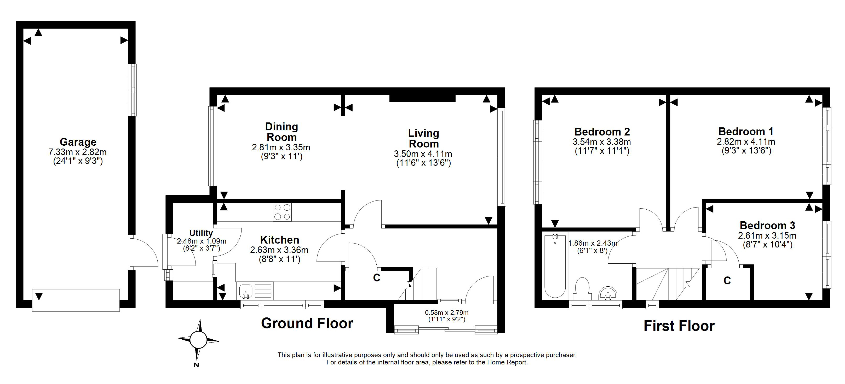 52, St James's View, Penicuik floorplan