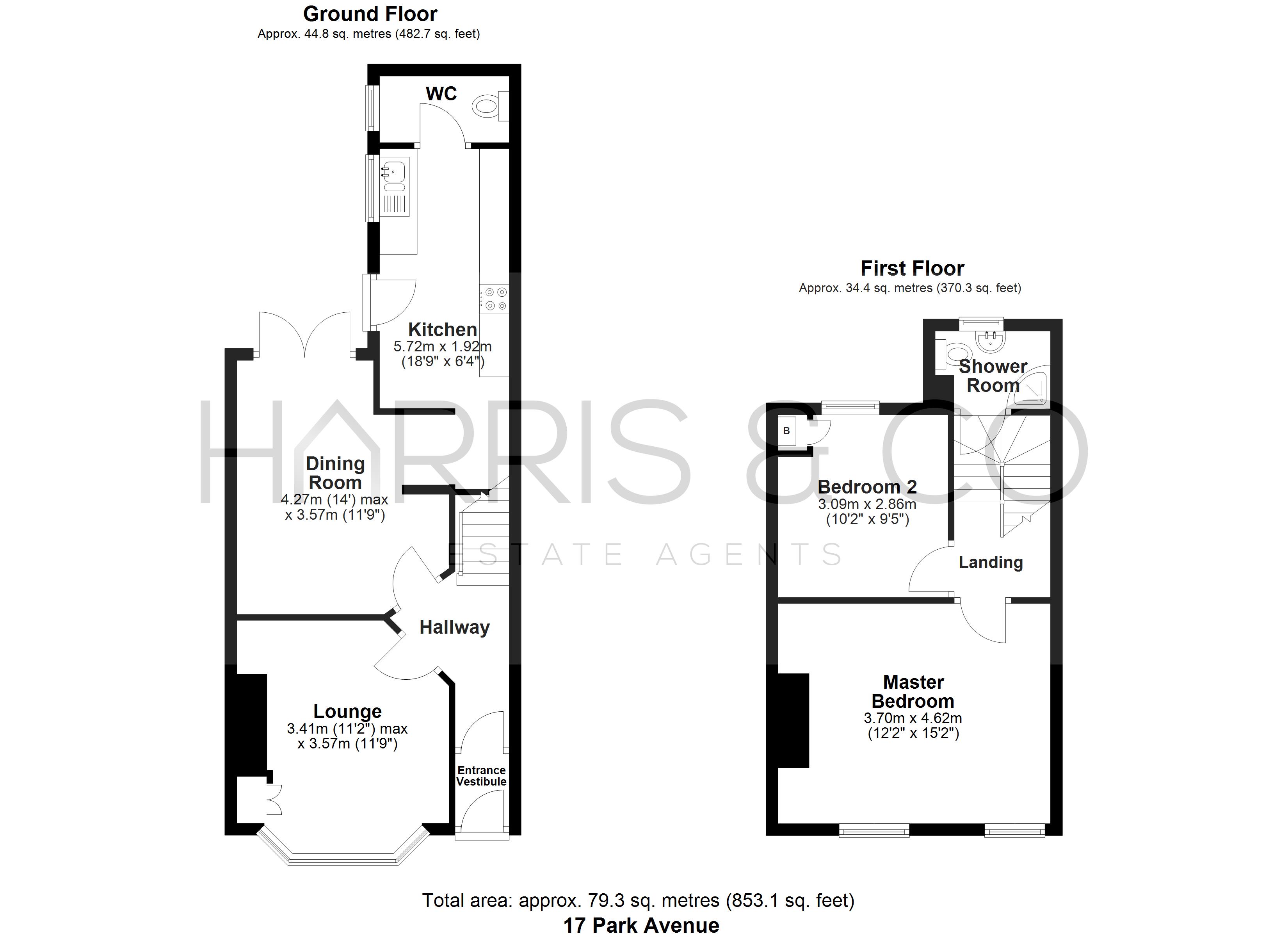 17, Park Avenue, Lancashire floorplan