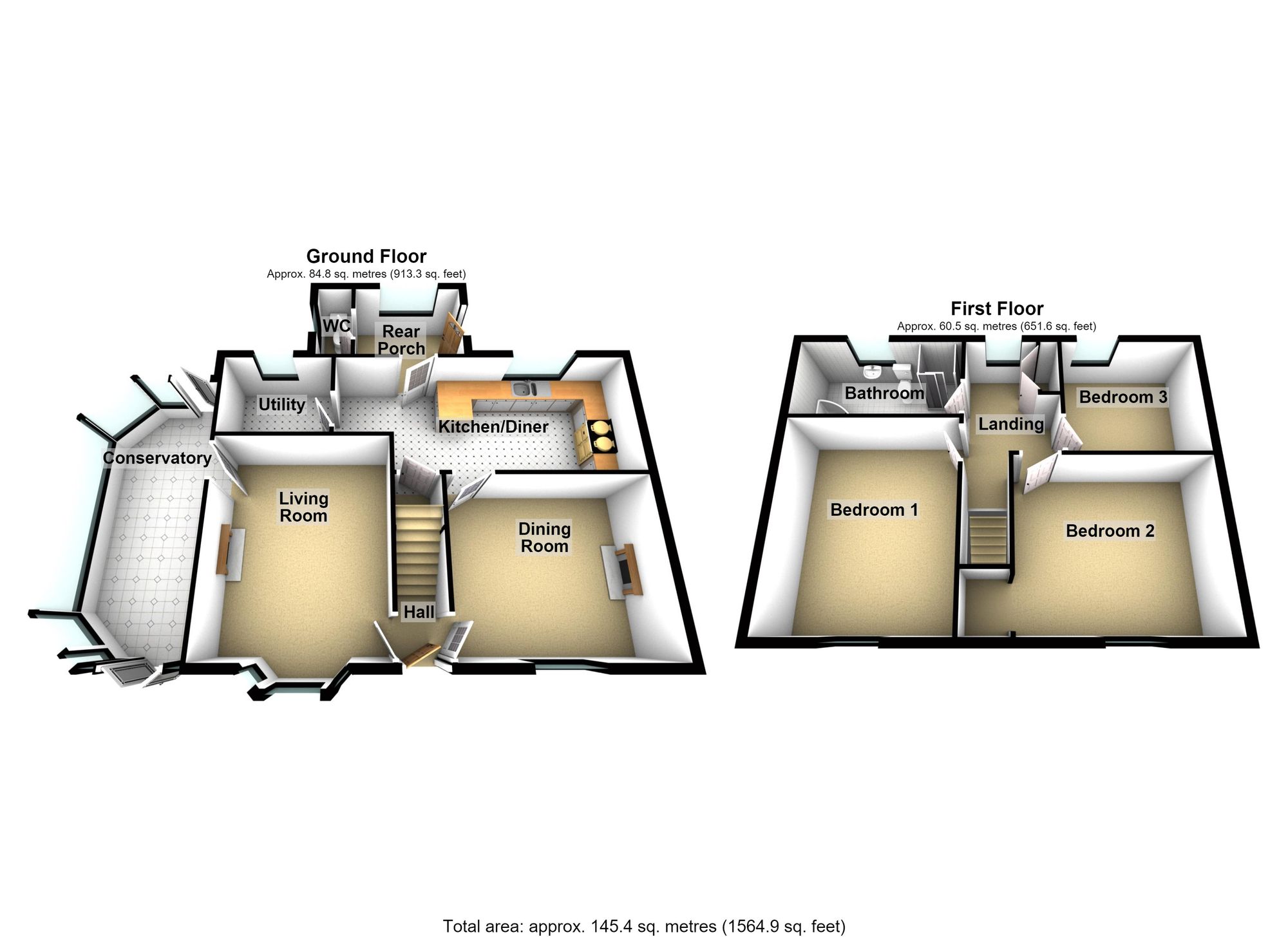 Woodhall Farmhouse Belshaw Lane, Doncaster floorplan