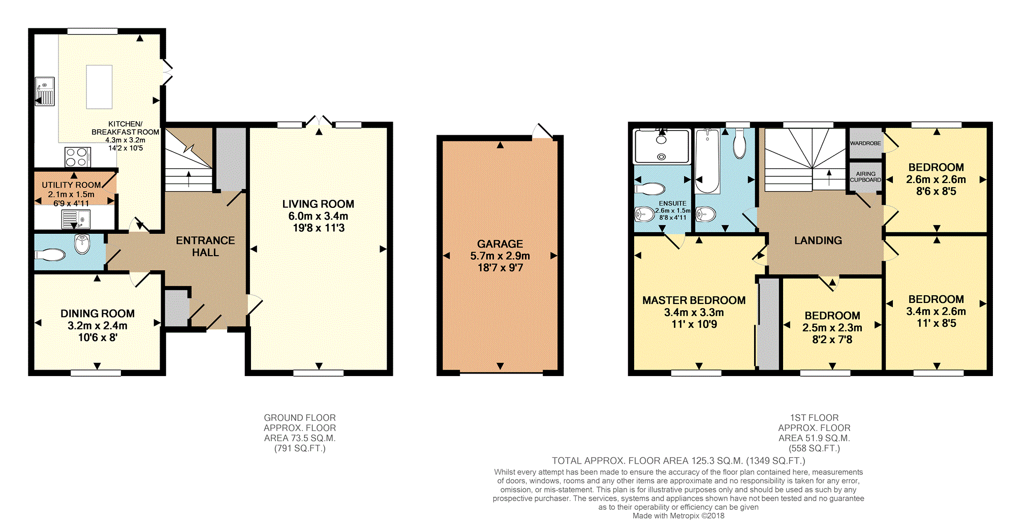 4 Bedrooms Terraced house for sale in Ridge View, Houghton Conquest MK45