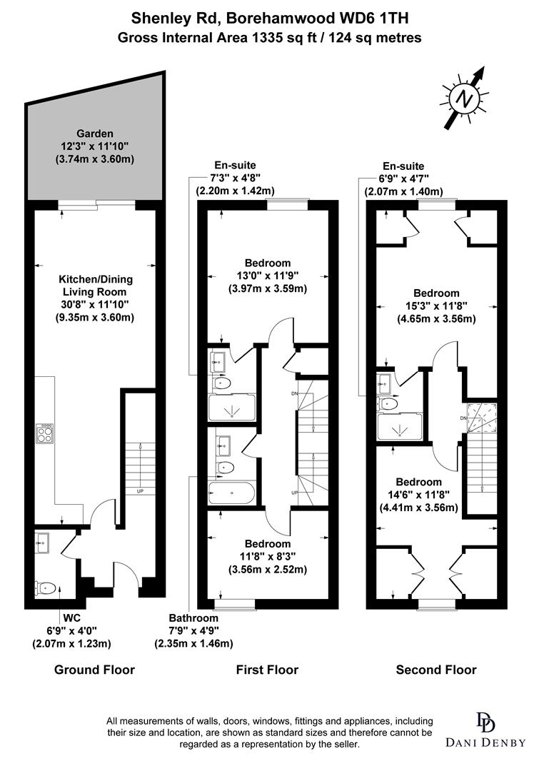 303C, Shenley Road, Borehamwood floorplan