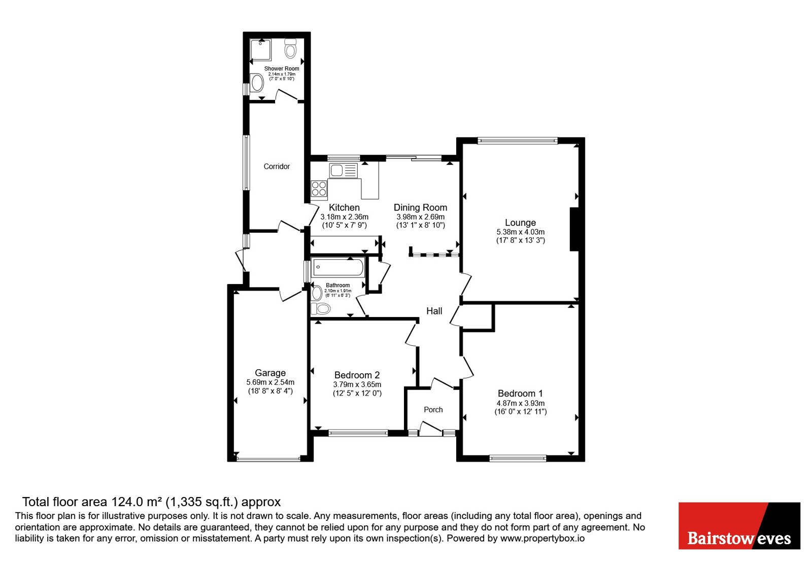 136, Bures Road, Sudbury floorplan