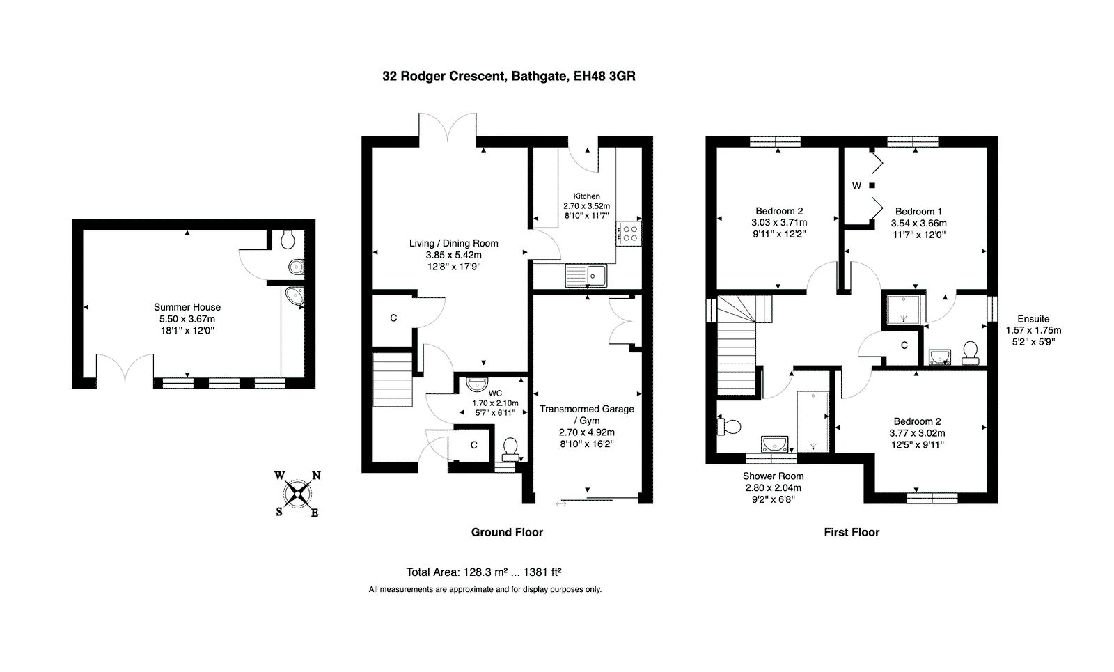 32, Rodger Crescent, Bathgate floorplan