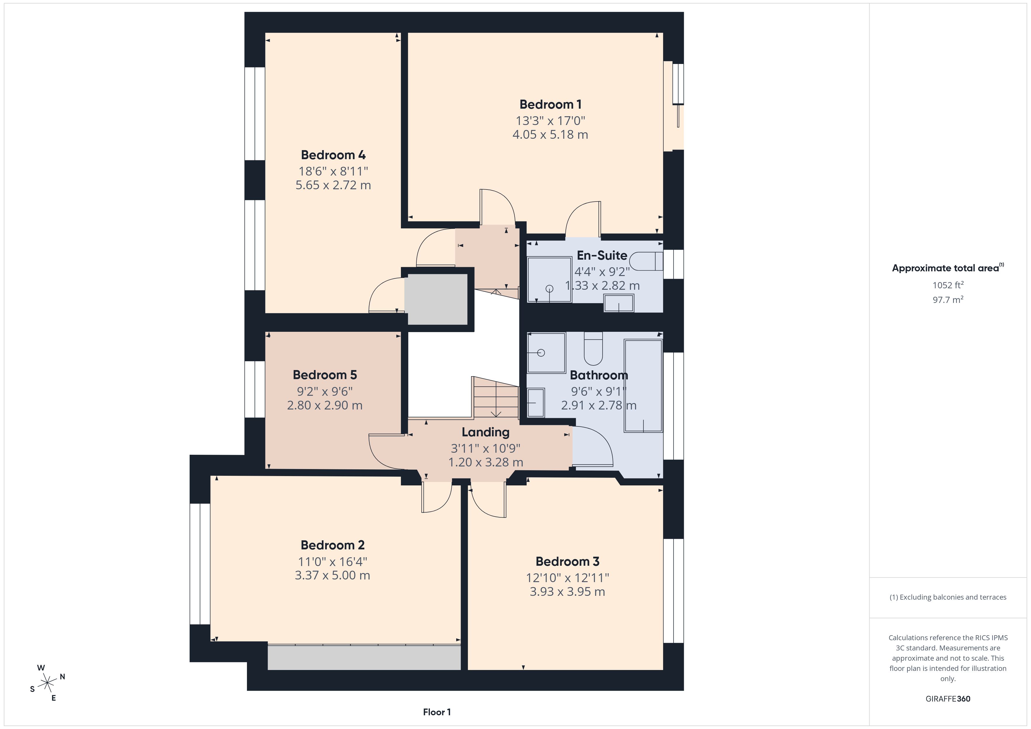 128, Wembdon Hill, Bridgwater floorplan