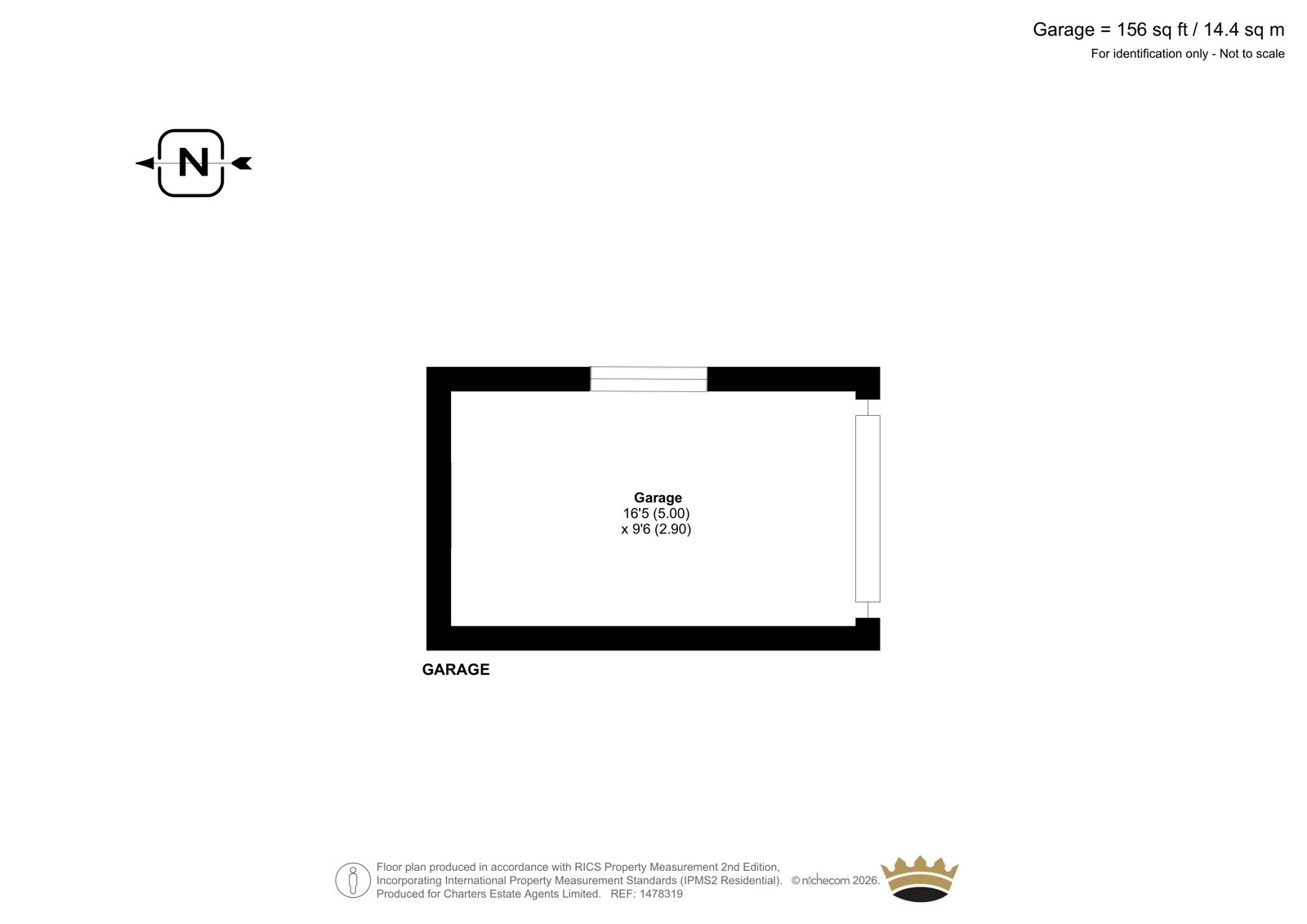 Garage and Parking For Flat 2, 2, Old Shoreham Road, East Sussex floorplan