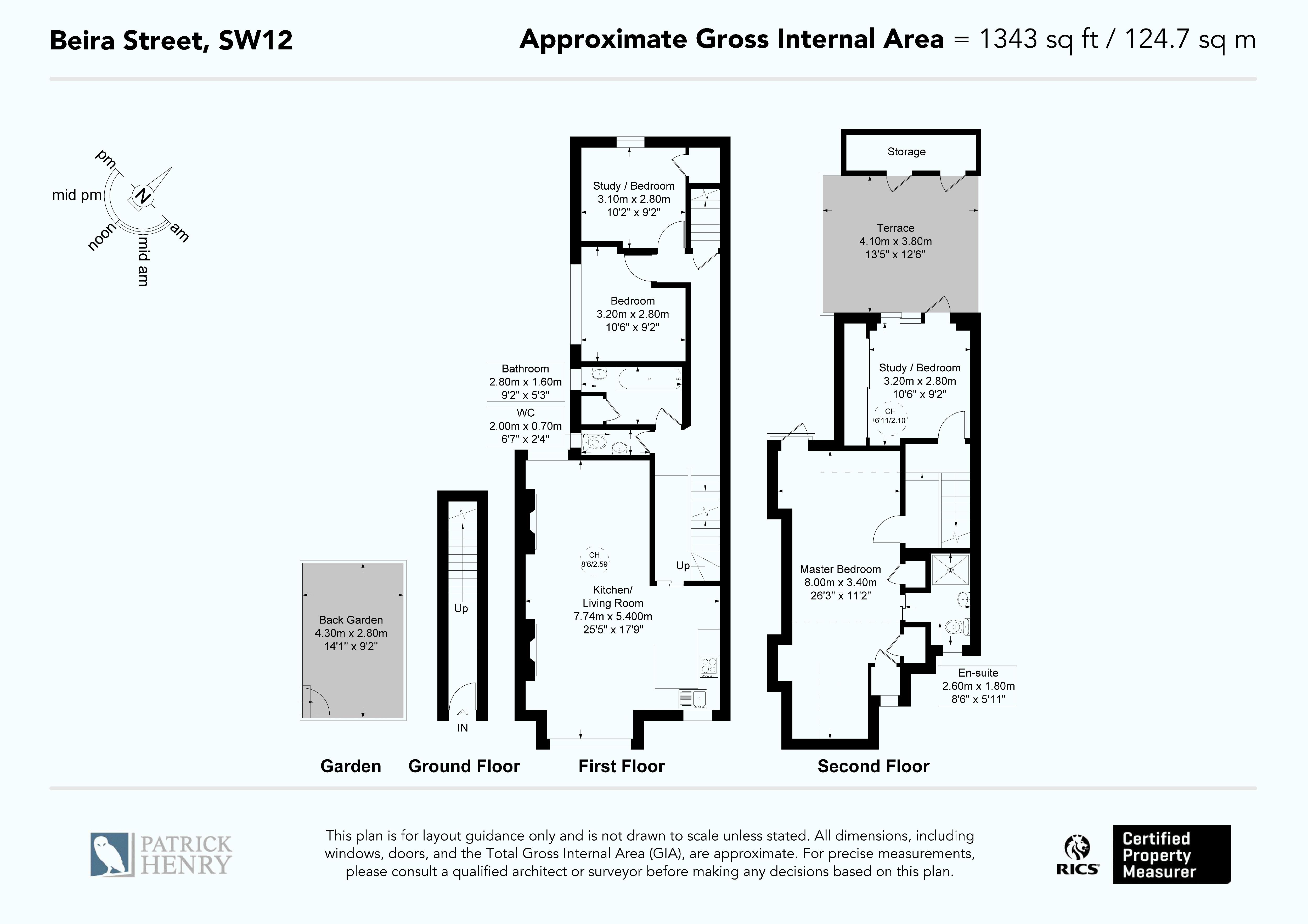 13A, Beira Street, London floorplan