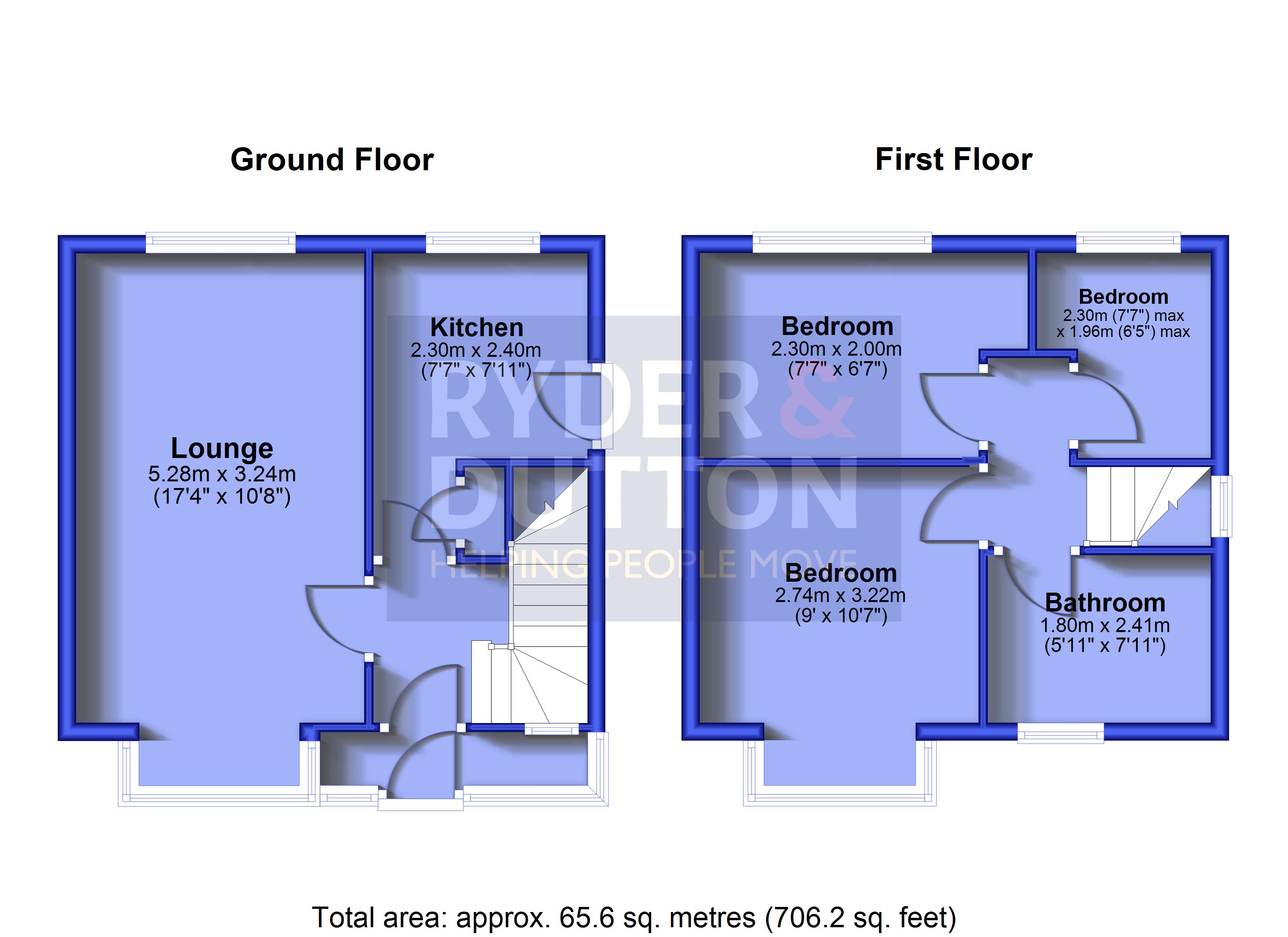 27, Loughrigg Avenue, Royton floorplan