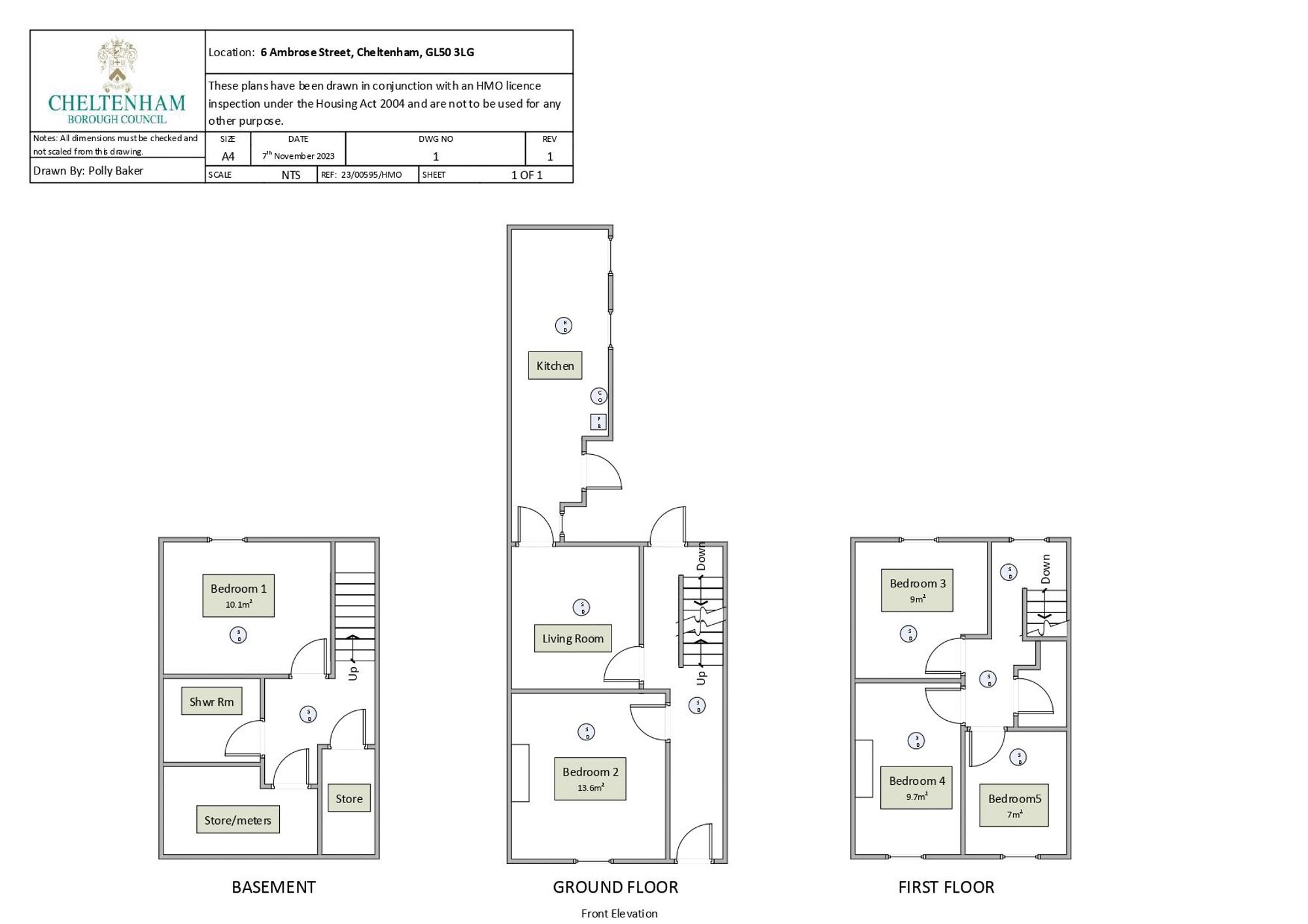 6 Ambrose Street, Cheltenham floorplan