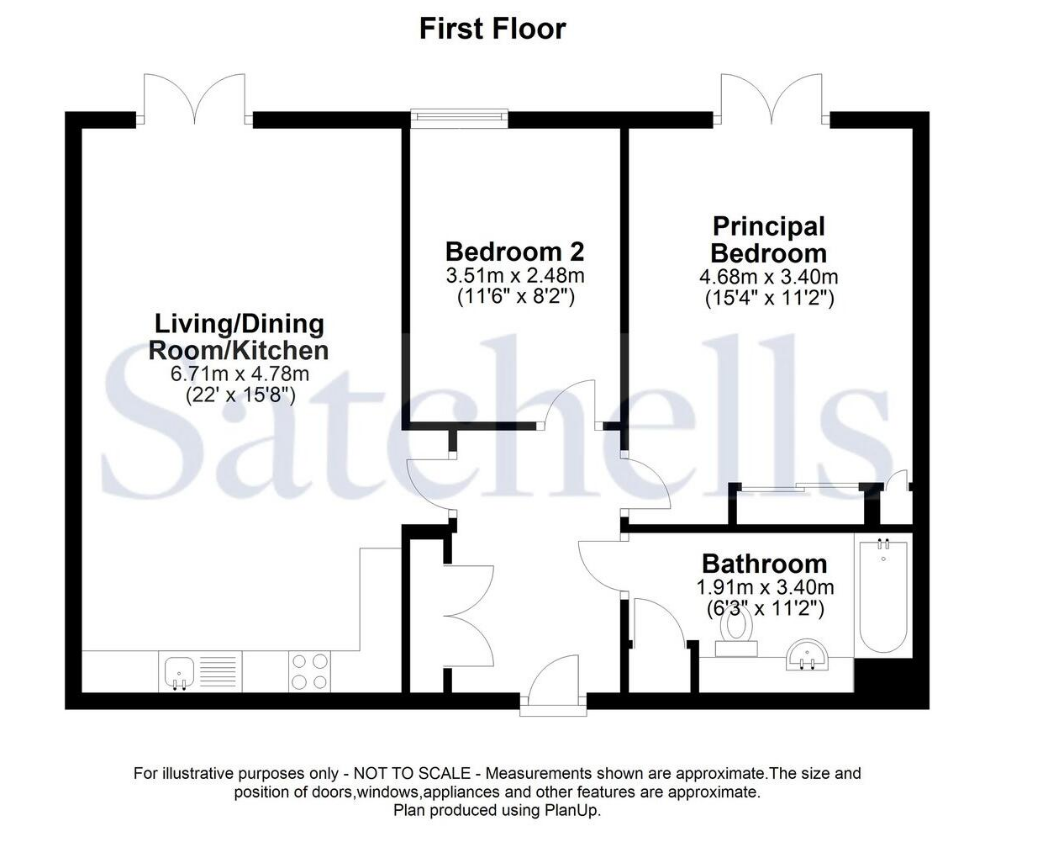 20 Purcell Place, Sullivan Court, Biggleswade floorplan