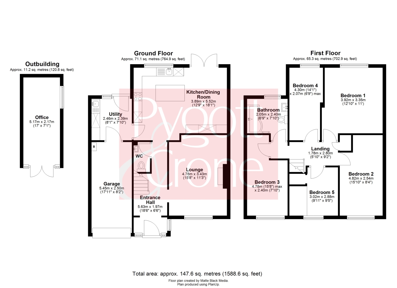 28, St. Leonards Avenue, Woodhall Spa floorplan