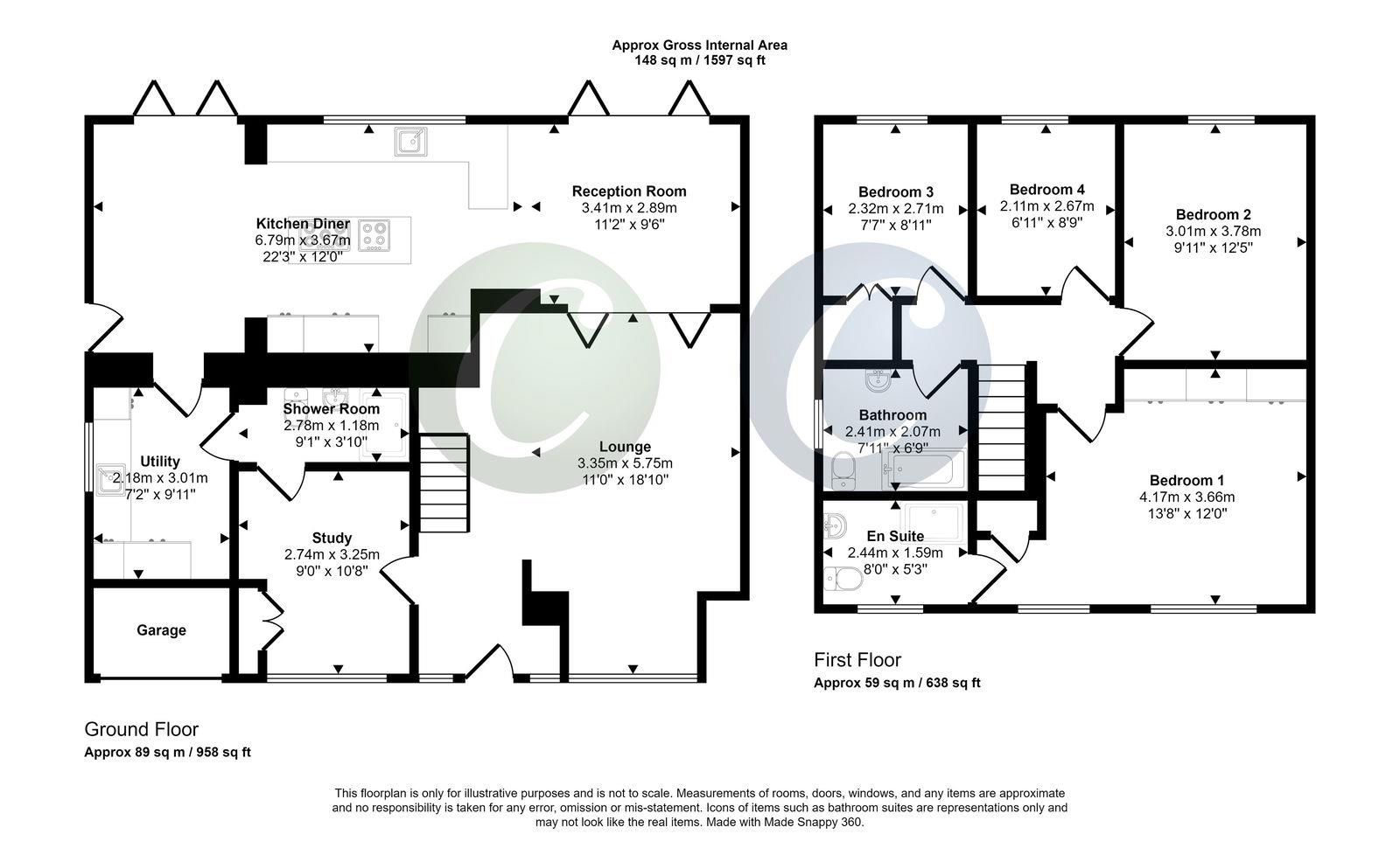 12, Chase Side Drive, Rugeley floorplan