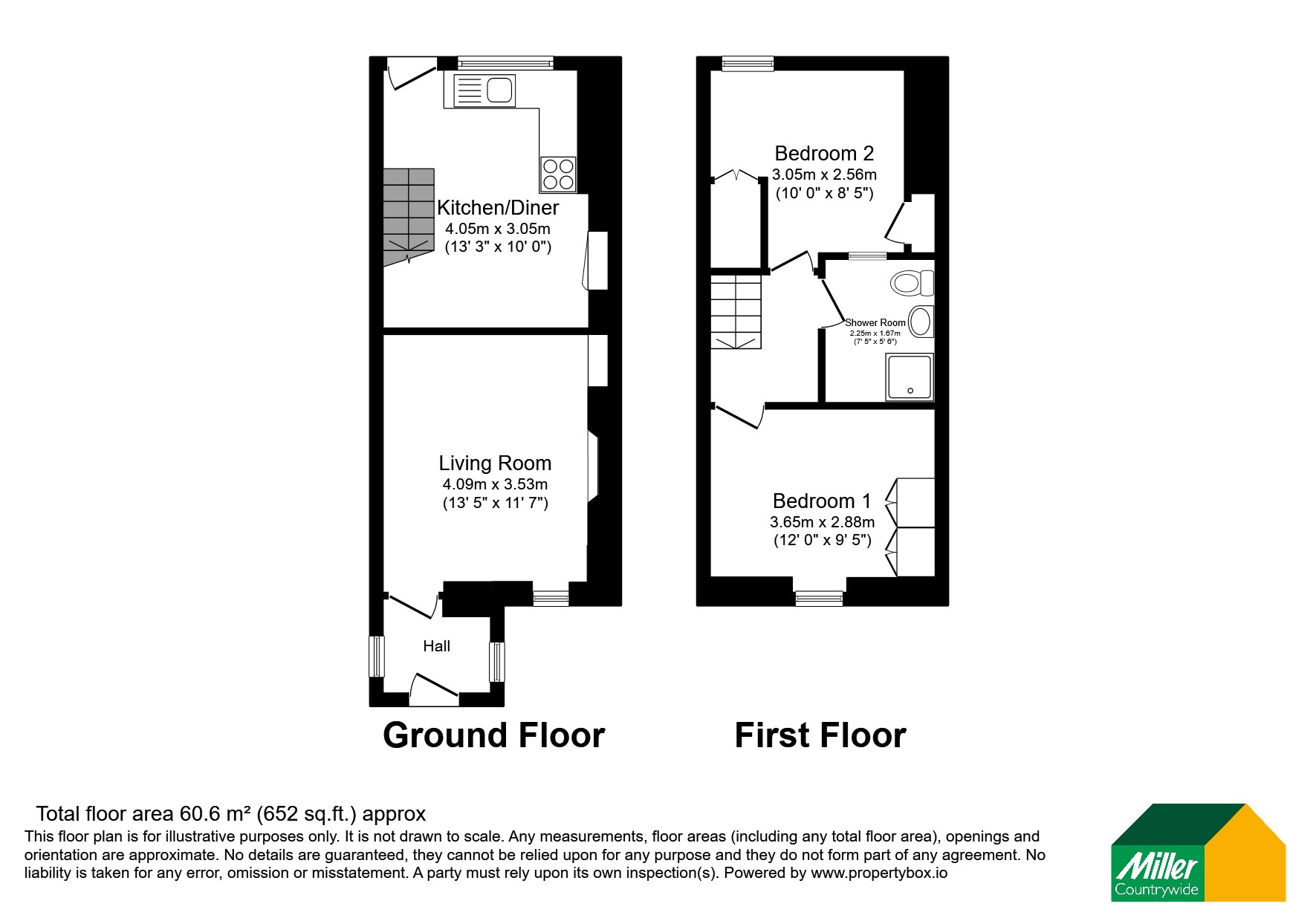 70, High Street, Cornwall floorplan