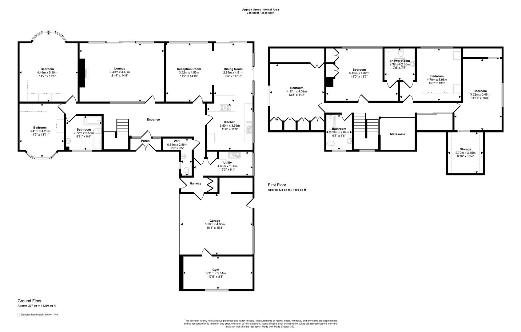 Orchard End, Melbourne Way, Newport floorplan