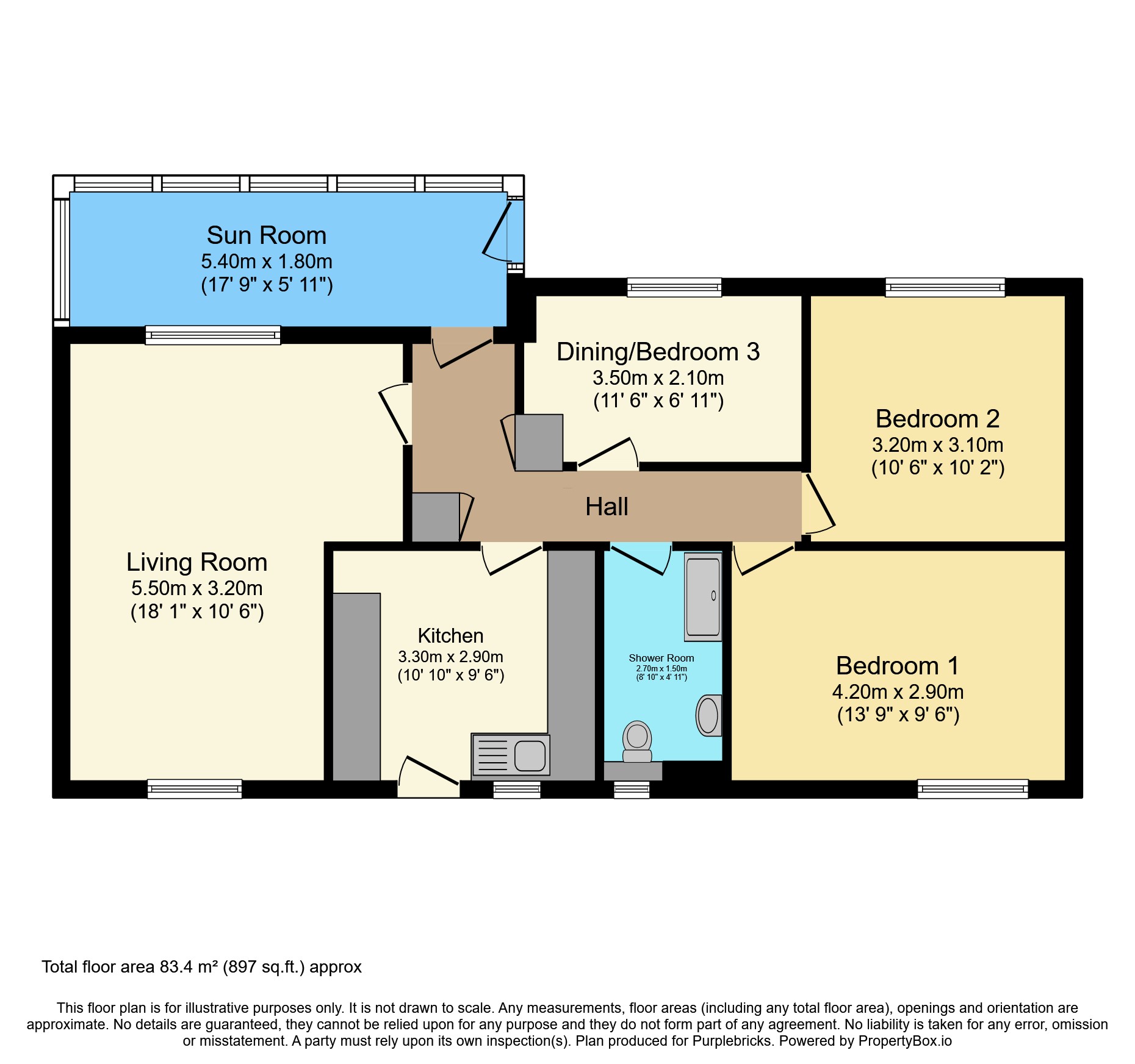 16, Wemysshall Road, Cupar floorplan